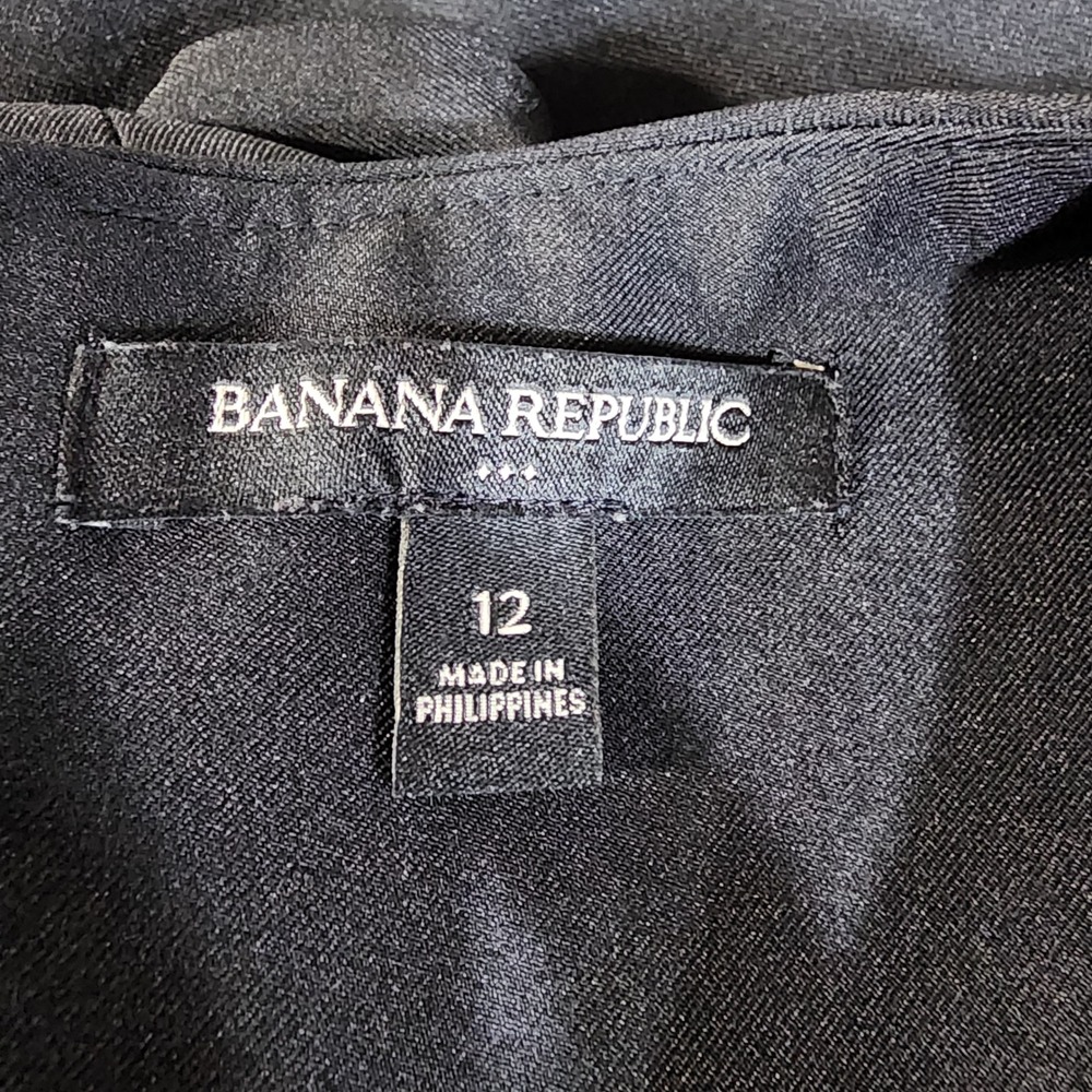 Banana Republic Womens Black Sleeveless Sheath Work Dress Size 12 - Picture 7 of 7